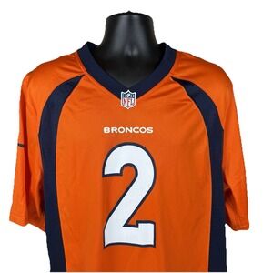 Nike Denver Broncos Patrick Surtain II Jersey Mens's Large Orange Blue NFL New